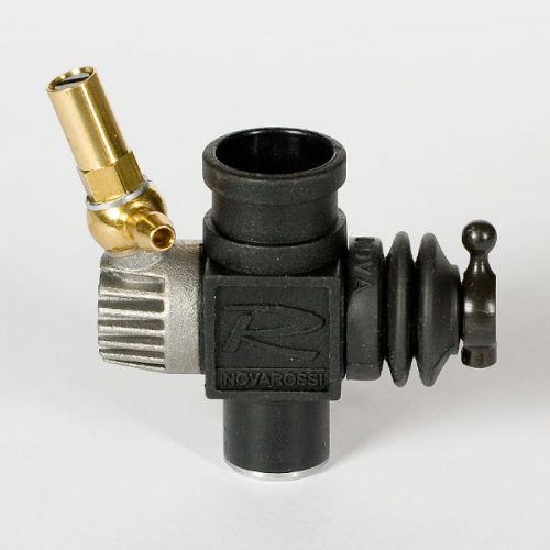 NOVAROSSI 10610 Carburettor Plastic with Fins 2,1/2,5cc Slide Ø6,5mm 1 adjustment with Reducer Ø5,4mm 2011 Version