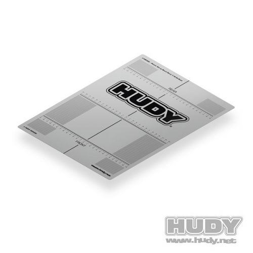 HUDY 108360 PLASTIC SET-UP BOARD DECAL 282x386mm - 1/10 TC - 108360