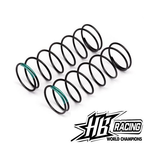 HB RACING HB109806 Shock Springs (Green/68mm/60.8gF/2pcs) 
