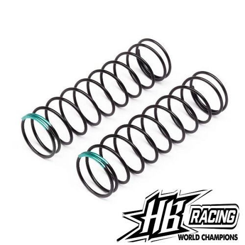  HB RACING HB109812 Shock Springs (Green/83mm/54.7gF/2pcs) 