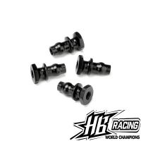 HB RACING D418 HB115136 ALUMINUM SHOCK STANDOFF (4PCS) 