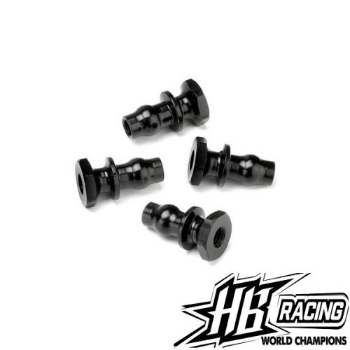 HB RACING D418 HB115136 ALUMINUM SHOCK STANDOFF (4PCS) 