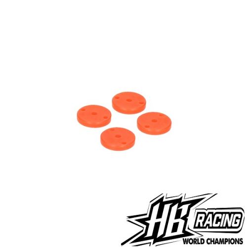 HB RACING HB116261 SHOCK PISTON SET (2x1.6mm/2x1.7mm)