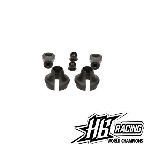 HB RACING HB116262 SHOCK EYELET/PERCH SET (2pcs)