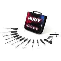HUDY 190003 Set Of Tools + Carrying Bag - For 1/8 Off-road Cars - 190003