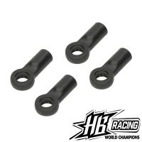 HB RACING HB204570 Shock End V2 (Long/4pcs)