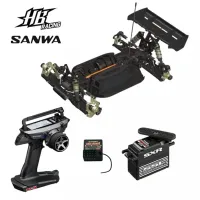 HB RACING HB204855 E8 World Spec 1/8 EP Buggy + SANWA MT-5 + PGS-CX II (204855+107A54526A+10132671A)