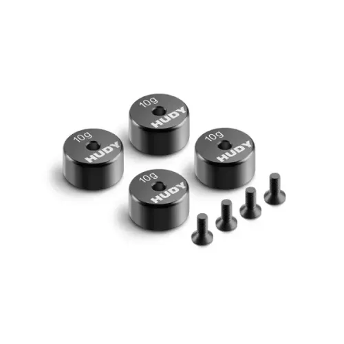 HUDY 293084 PRECISION BALANCING CHASSIS WEIGHT 10g (4) - 293084
