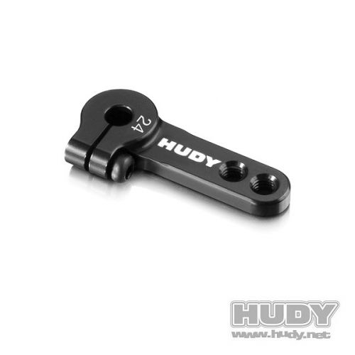 HUDY 293405 ALU CLAMP SERVO HORN - HITEC - 2-HOLE M3 - 24T - 293405