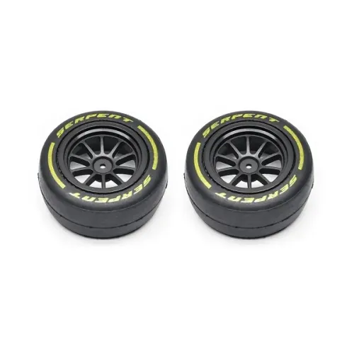SERPENT 302059 Wheel/tyre set fr M (2) F190 (SER302059)