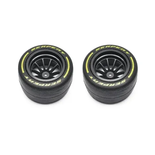 SERPENT 302060 Wheel/tyre set rr M (2) F190 (SER302060)