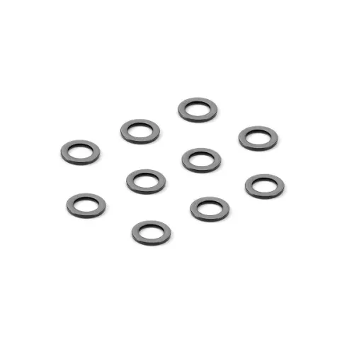 XRAY 303142-K Alu Shim 3x5x0.5mm - Black (10)