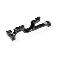 XRAY 332018 Alu Lower Bulkhead Front - Right - Black - Swiss 7075 T6