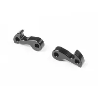 XRAY 345260-K Alu Front Wheel Lock - Swiss 7075 T6 - Black (2)