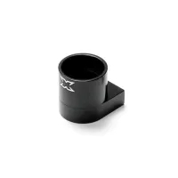 XRAY 345724 Alu Front Middle Shaft Holder - Black - Swiss 7075 T6
