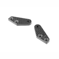 XRAY 352368 XB8 Carbon Steering Block Plate - 3 Dots (1+1)