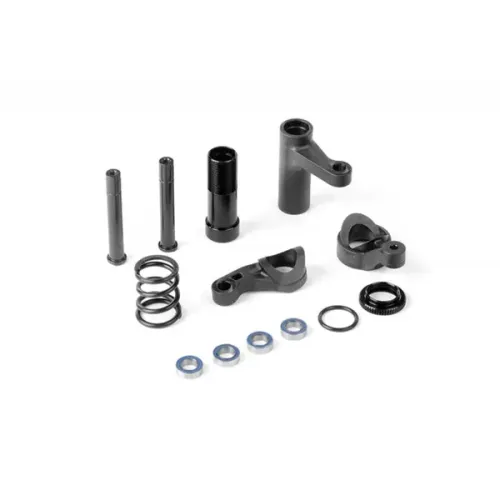 XRAY 352506 Servo Saver with Chassis Lock & Hard Spring - Graphite - Set