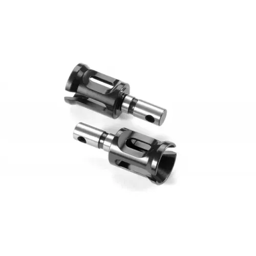 XRAY 355064 Front Diff. Outdrive Adapter Long - V2 - HUDY Spring Steel (2)