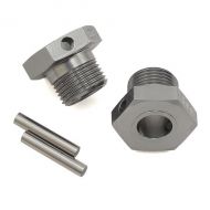 SERPENT 600820 Wheelhexagon 0mm (2) SRX8 (SER600820)