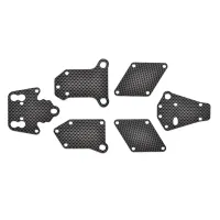 SERPENT 601268 Chassis insert set carbon (6) SRX8 GT V2 (SER601268)
