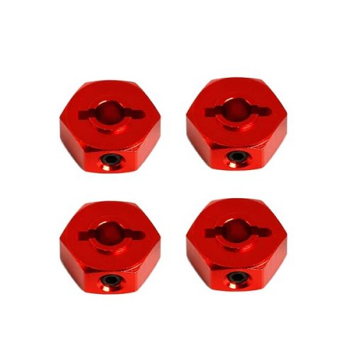 LC RACING L6143 12mm WHEEL HEX SET ALU