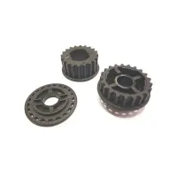 SERPENT 804112 Pully 2speed shaft 20+21T (2) (SER804112)