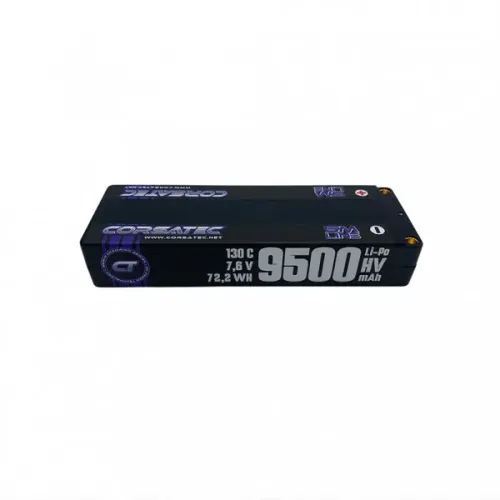 CT10103 Corsatec lipo battery 7.6V 9500mAh, Stick 2S HV 72.2 WH (CT10103)