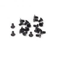 HB RACING 114479 RACE SPEC FLAT HEAD SCREW M3x6mm (20pcs) 