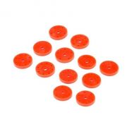 HB RACING HB114744 Shock Piston Set V2 (16mm/Orange/6 Pairs) 