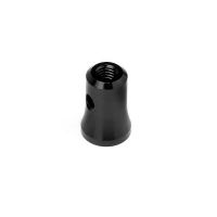 HB RACING HB114748 Aluminium Exhaust Pipe Mount V2 (Black) 