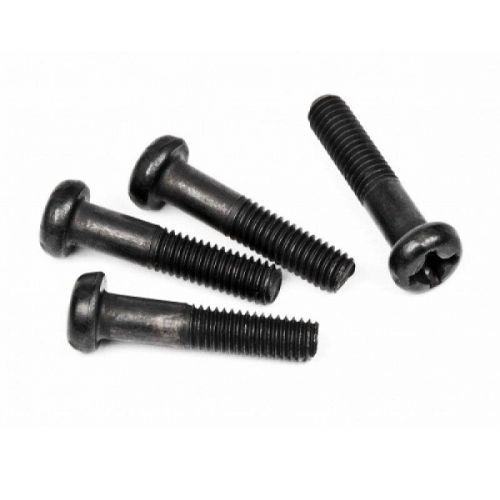 HB RACING HBC8050 CAP HEAD STEP SCREW 3x14mm (4pcs)