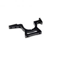 HB RACING HB114501 LOWER BULKHEAD (7075/BLACK) 