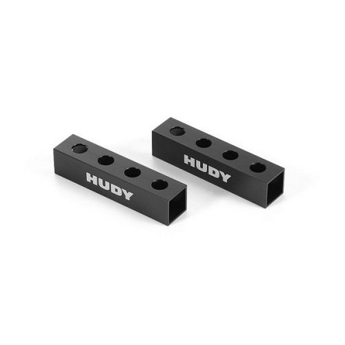 HUDY 107701 CHASSIS DROOP GAUGE SUPPORT BLOCKS (20 MM) FOR 1/8 - LW (2) - 107701