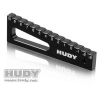 HUDY 107711 CHASSIS DROOP GAUGE -3 TO 10 MM FOR 1/8 CARS (20 MM) - 107711