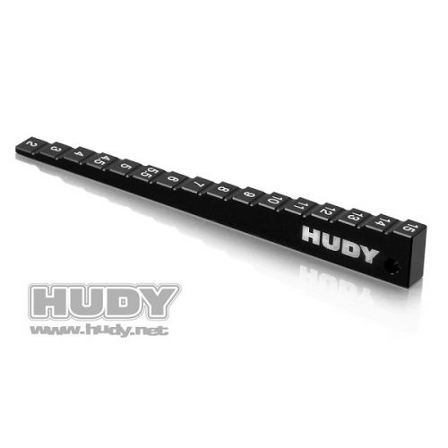 HUDY 107713 CHASSIS RIDE HEIGHT GAUGE 0 MM TO 15 MM (1 MM STEPPED) - 107713