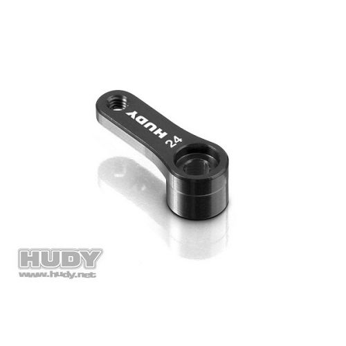 HUDY 293492 ALU SERVO HORN - HITEC - OFFSET 1-HOLE M3 - 24T - 293492