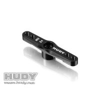 HUDY 293508 ALU THROTTLE SERVO HORN - HITEC - 2-HOLE M3 - 24T - 293508