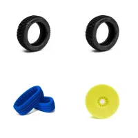 HOT RACE MIAMI KIT COMPLETE YELLOW RIM 1/8 OFF ROAD BUGGY 1 PAIRS