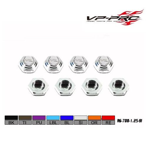 RS-708-1.25-GRAY 17mm WHEEL NUT -1.25 GRAY