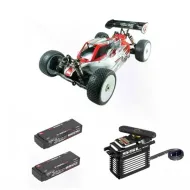 SWORKz S35-4e EVO 1/8 + SANWA PGS-XB II + 2 BATTERY