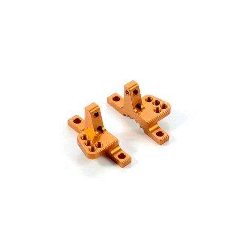 XRAY 302034-O T4 Alu Upper Clamp with 4 Adj. Roll-Centers (L+R) - Orange