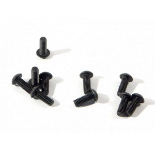 HB RACING HBZ352 BUTTON HEAD SCREW M3x8mm (HEX SOCKET/10pcs) 